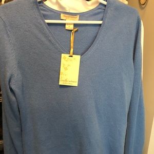 Periwinkle cashmere sweater